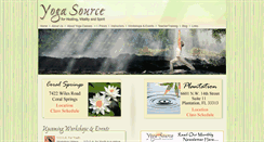 Desktop Screenshot of myyogasource.com